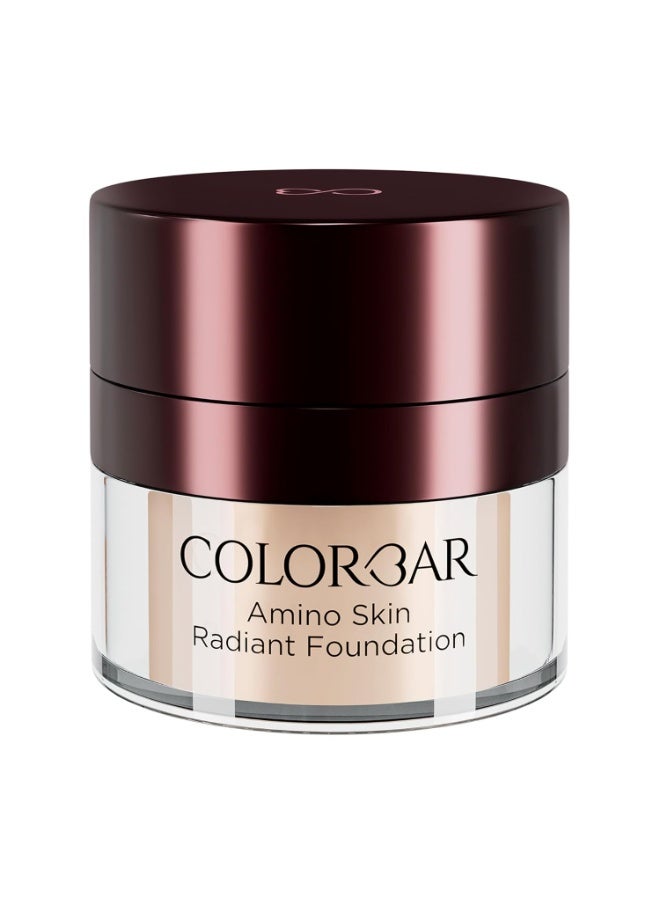 Colorbar Amino Skin Radiant Cream Foundation (Petal Fair 002, 15g) | Smooth and Satin finish | High-coverage | Suitable for all skin types - Image 1